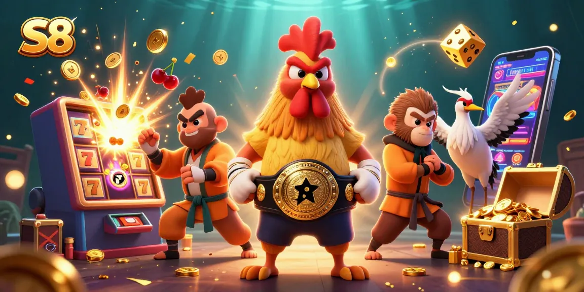 Experience thrilling jackpot wins with S8's vibrant casino games and dynamic action!