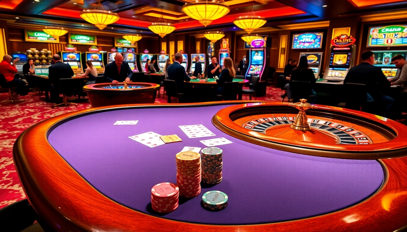 Experience thrilling gameplay at https://debet.jp.net/ with vibrant casino tables and excited players.