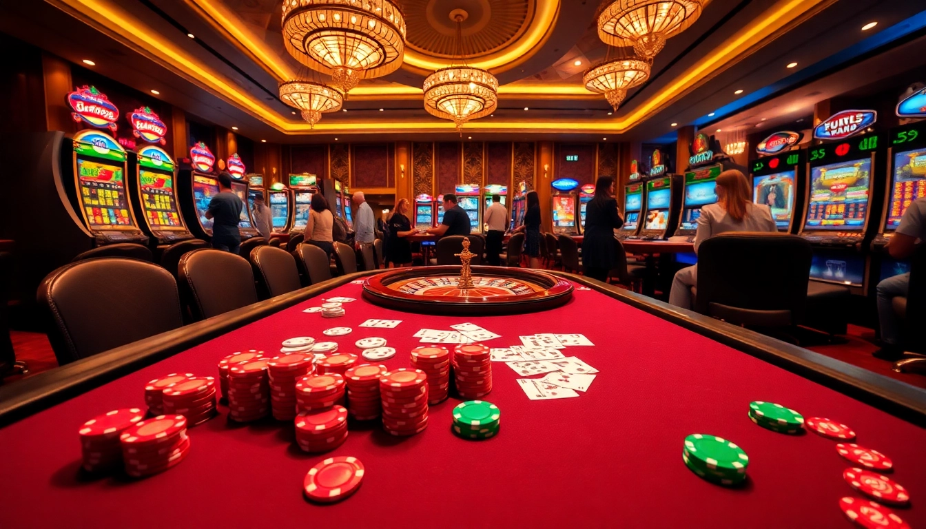 Experience thrilling gameplay at Website Ku88 with vibrant casino elements and engaging gambling activities.