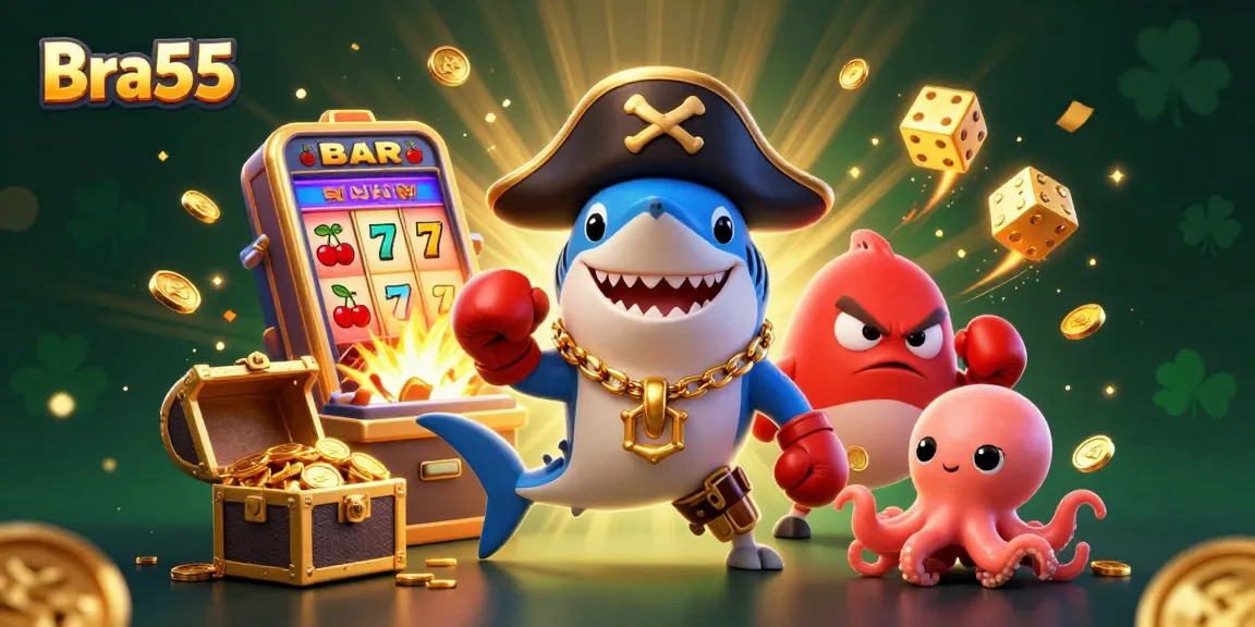 Experience exciting wins at Bra55 Casino with immersive games and colorful characters in 3D.