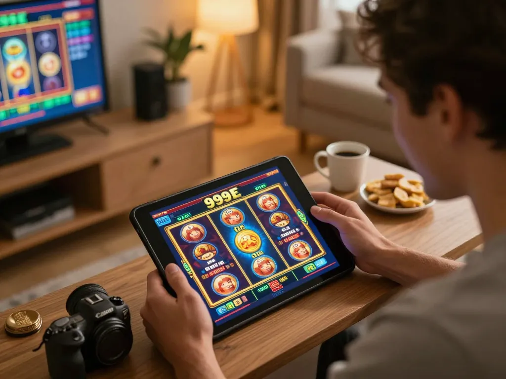 Play dynamic slot games on the 999E platform from the comfort of your home.