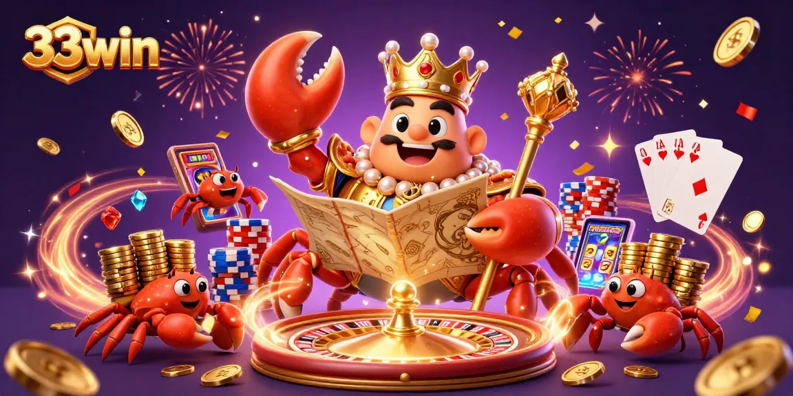 Play and win at 33win with dynamic gold coins and magical elements!