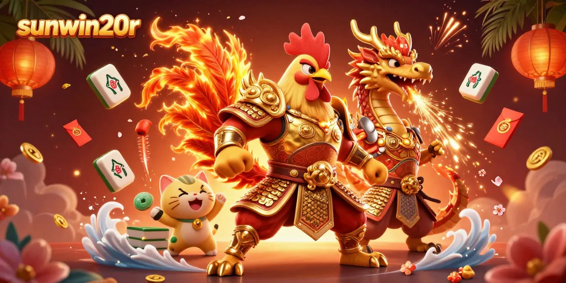 Engage with thrilling sunwin20r gameplay featuring powerful characters amidst vivid casino elements.