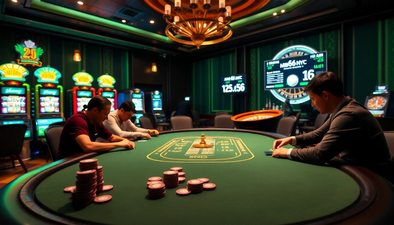 Experience thrilling high-stakes gambling at mb66.nyc with poker and digital betting systems.