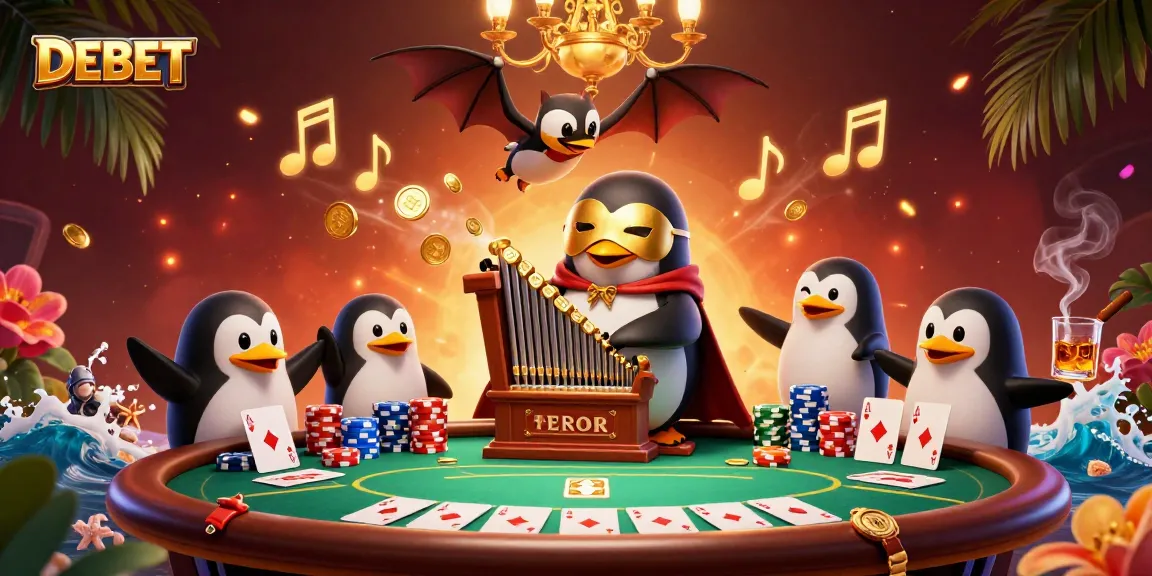 Experience the thrill of winning at DEBET with our vibrant casino scene, showcasing poker excitement!