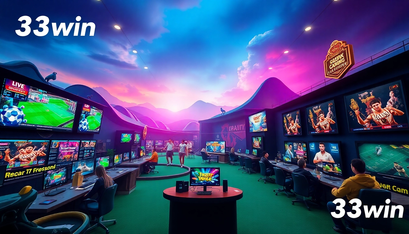 33win offers a secure and exciting online gaming experience with various games and professional dealers.