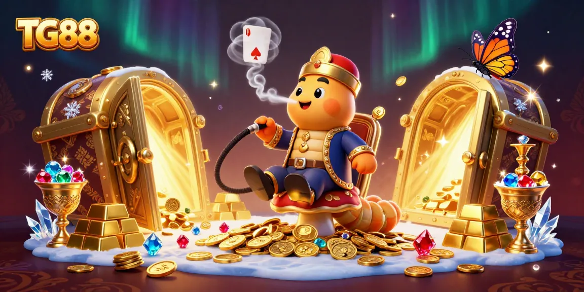 Engage with TG88's exciting casino experience featuring a vibrant 3D illustration of games and rewards.