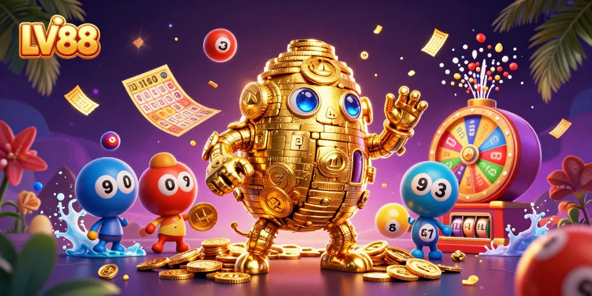 Experience the thrill of LV88 with a dynamic casino world featuring vibrant lottery elements.