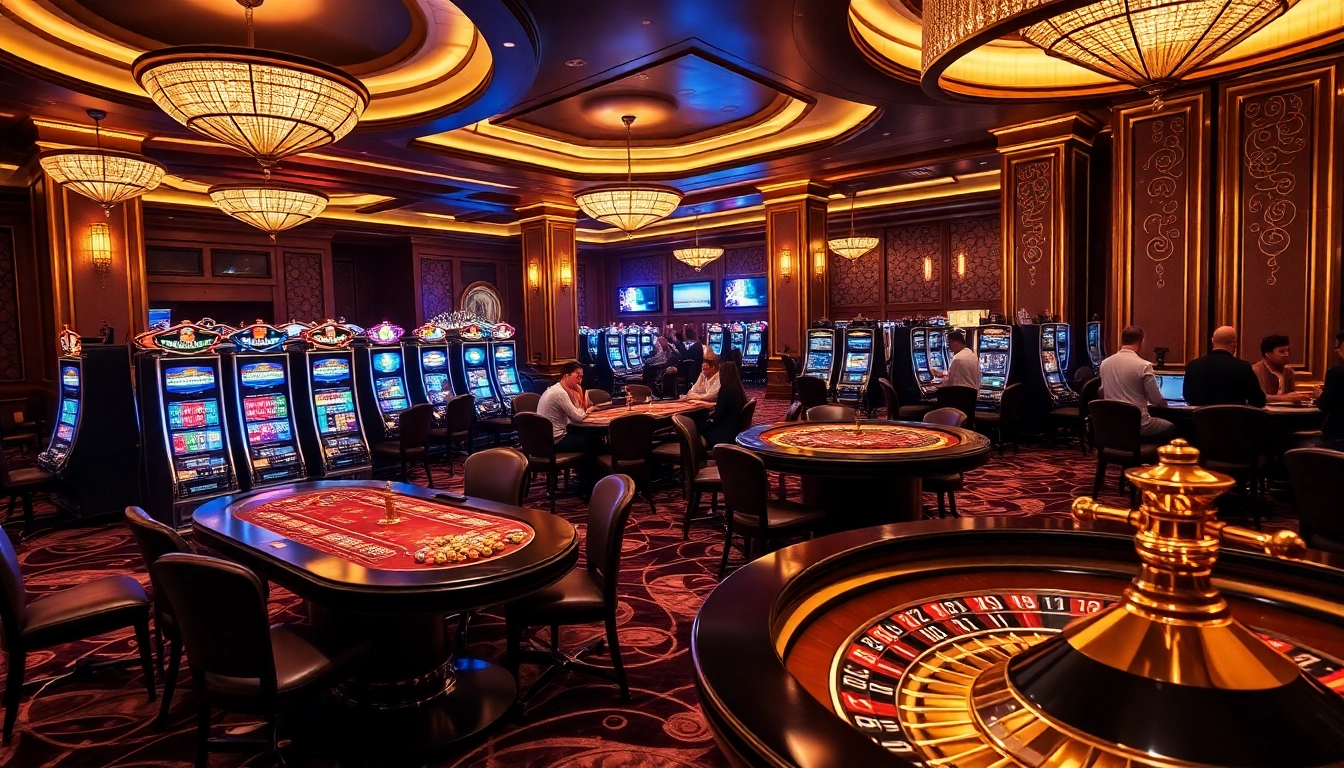 Excited gamblers enjoying a high-stakes game at tg88 casino tables, experiencing luxury and thrills.