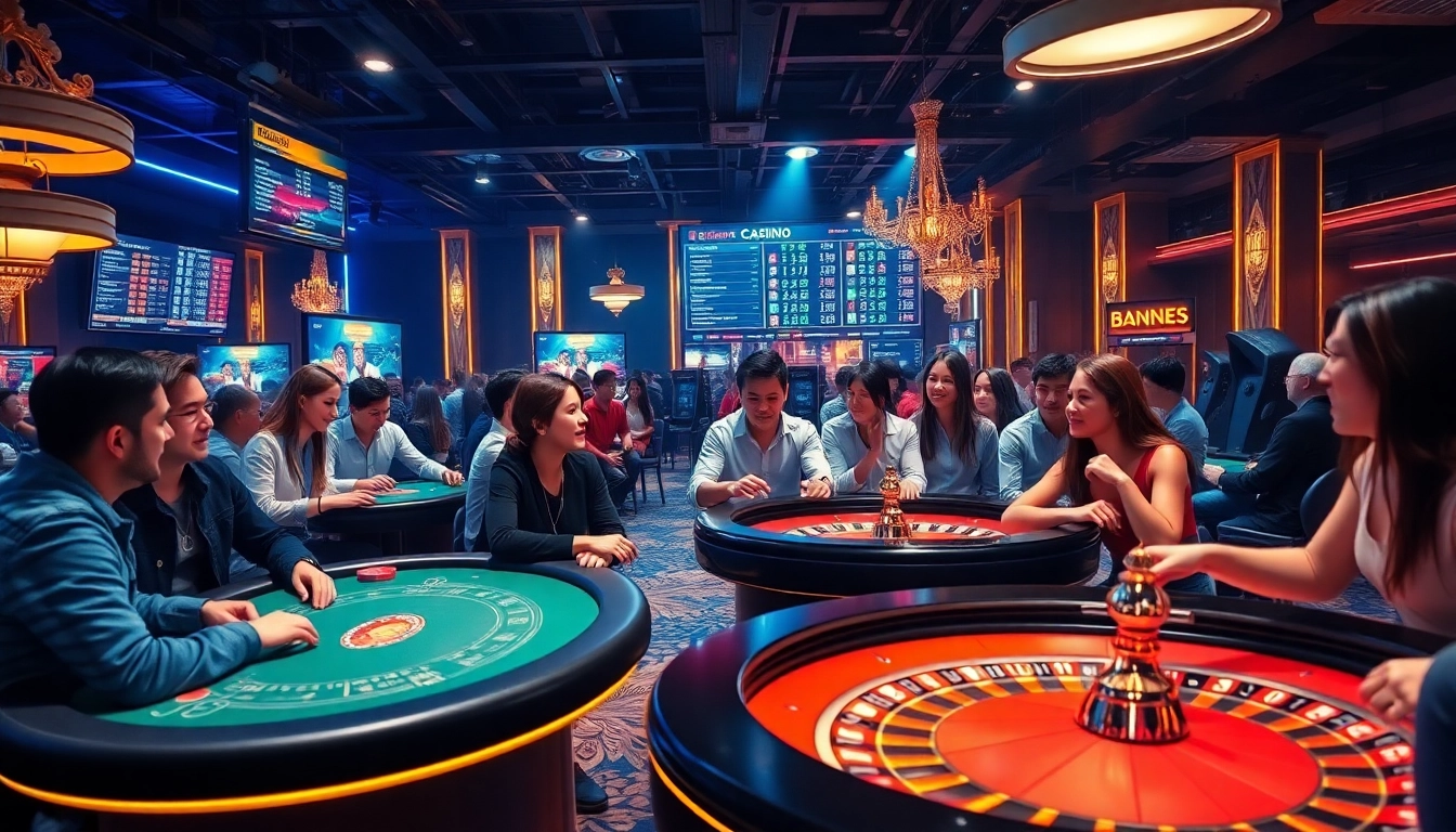 Exciting online gaming atmosphere showcasing nhacaiuytin's dynamic casino experience.