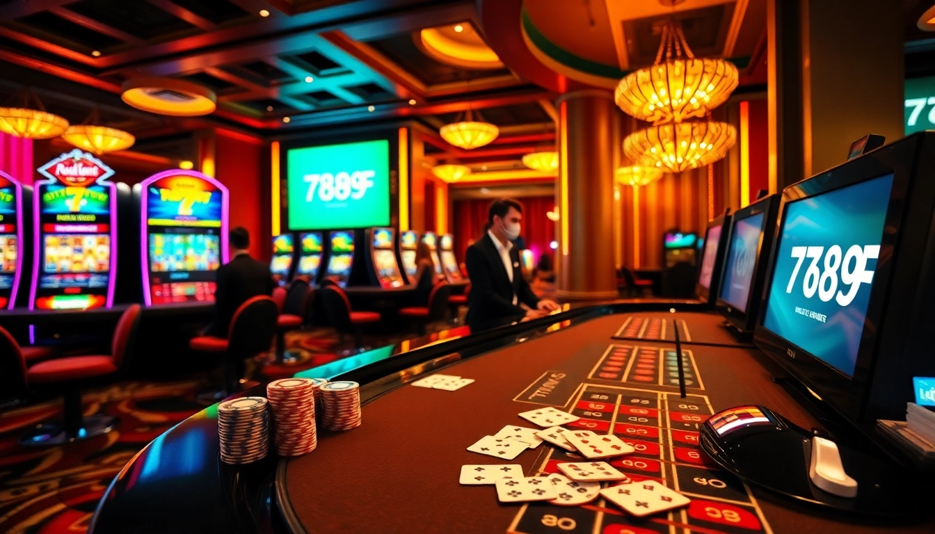 Experience the thrill of 789F with exciting casino games and vibrant gaming atmosphere.