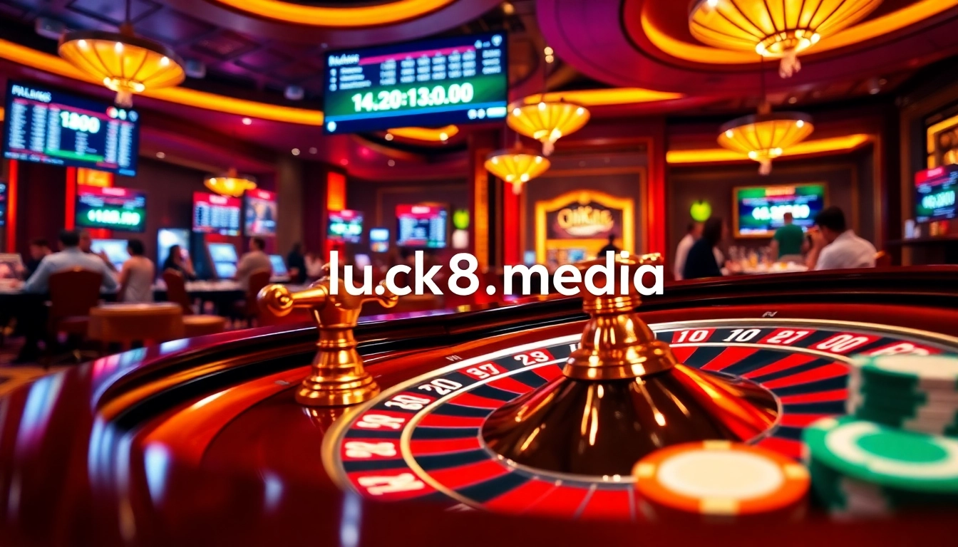 Experience thrilling gaming at https://luck8.media/ with elegant poker chips and roulette.