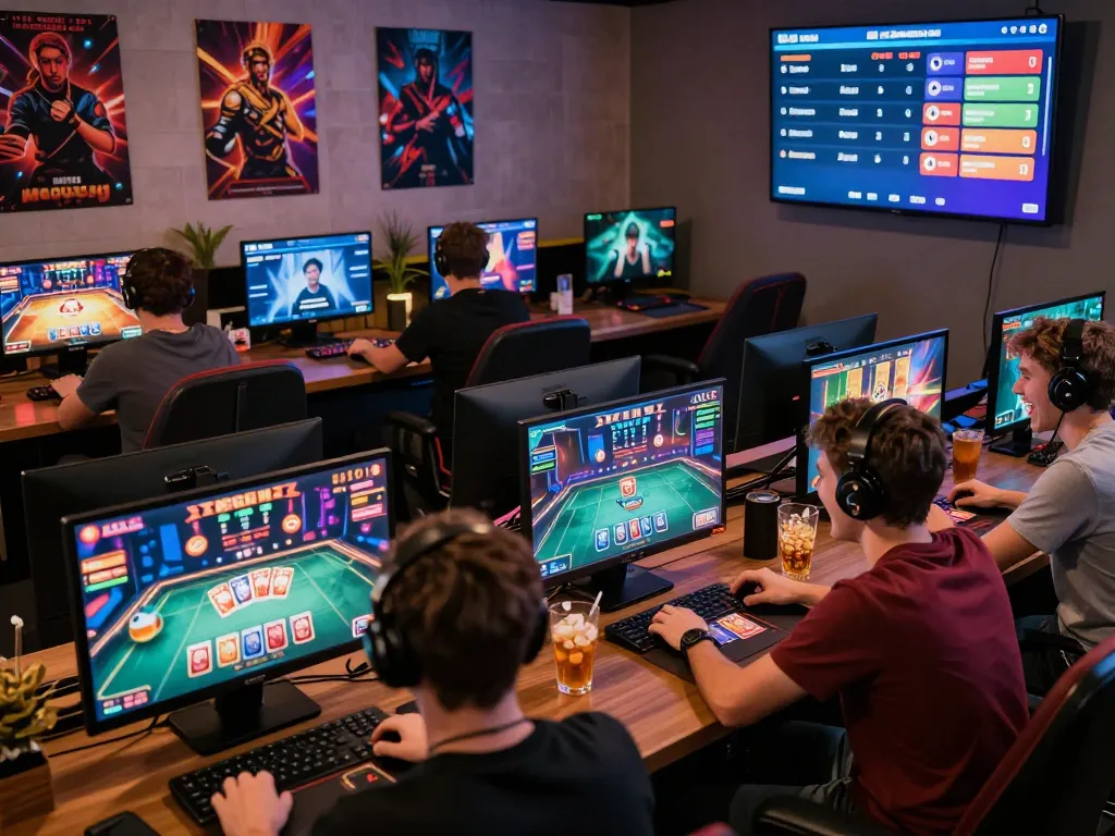 Engaged players enjoying thrilling games at 789club in a vibrant online gaming atmosphere.
