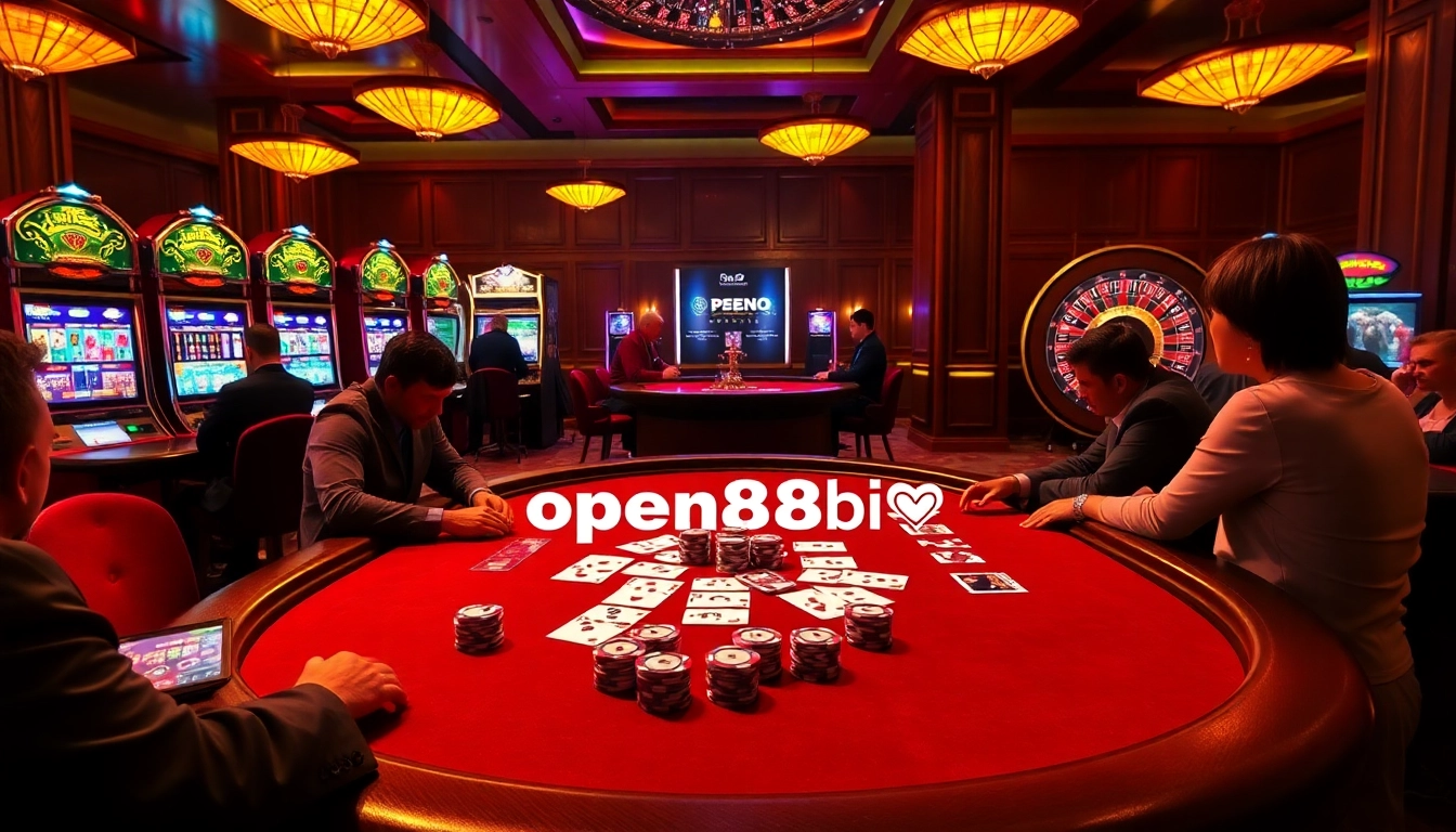 Engage in thrilling casino gameplay at https://open88.bid/ with luxurious poker tables and dynamic slot machines.