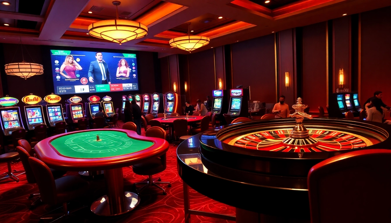 Experience the excitement of gambling at https://tg88.cafe/ with vibrant slot machines and poker tables.