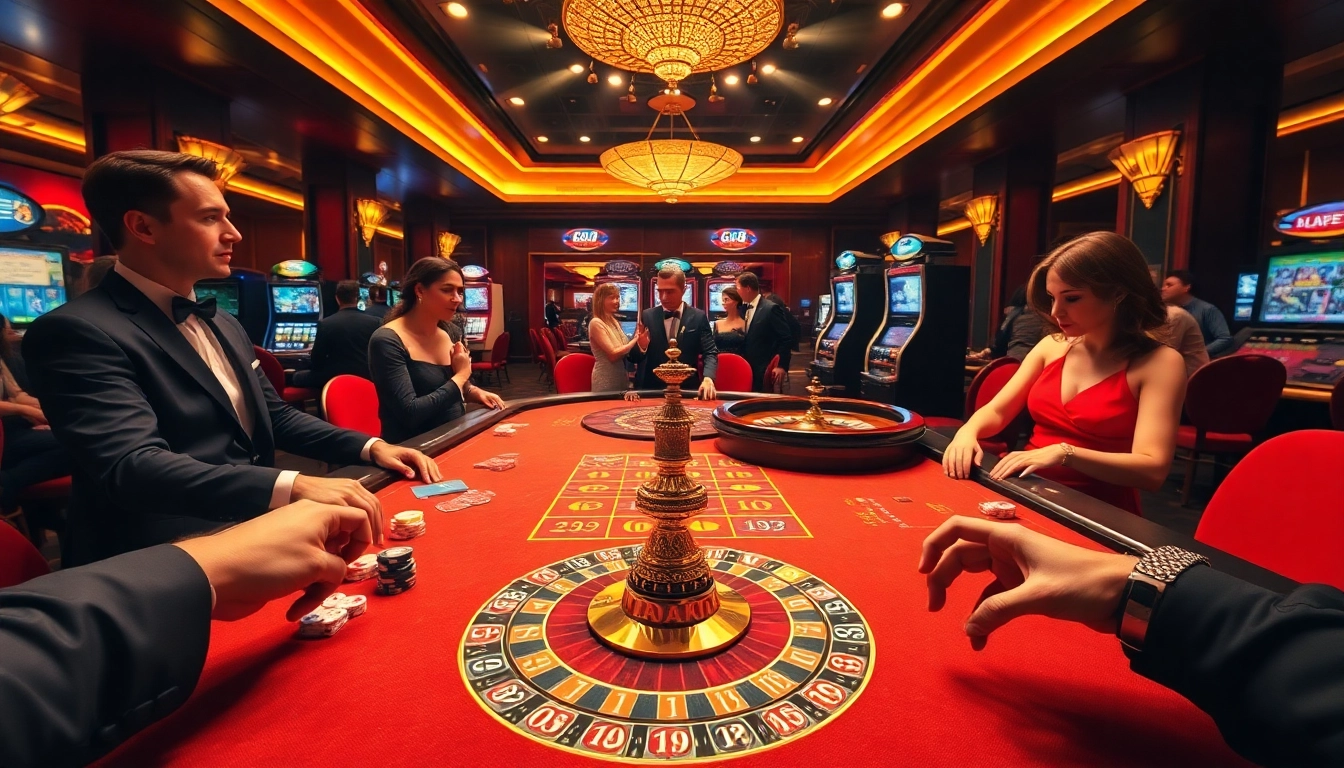A dynamic scene at a GO 88 casino gaming table with poker chips and cards, showcasing excitement.