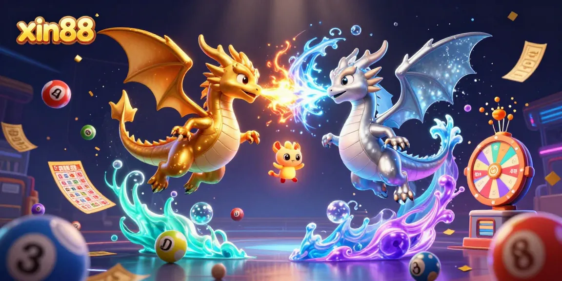 Win exciting prizes at xin88 with colorful lottery balls and engaging casino elements