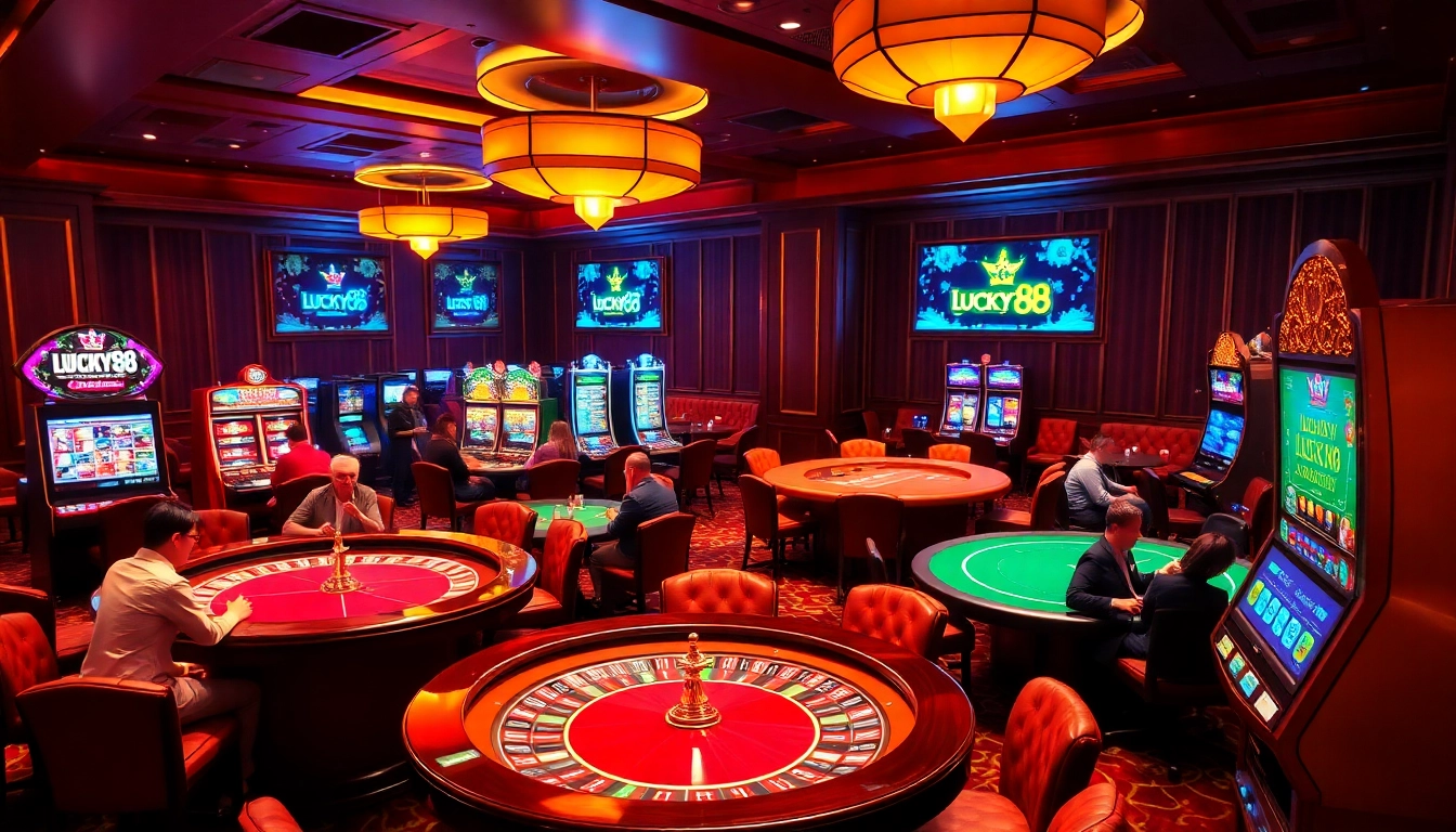 Experience thrilling gameplay at lucky88 casino, featuring vibrant slots and engaging poker tables.