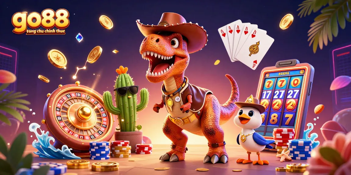 Engage in vibrant gameplay at go88 trang chu chinh thuc with animated characters and dynamic casino elements.