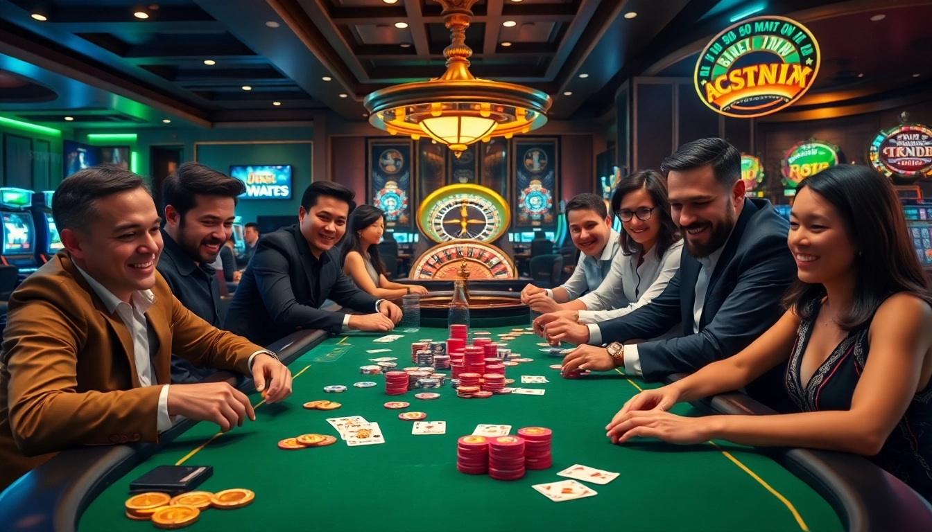 Experience the thrill of gaming at https://www.jl55.club/ with vibrant poker tables and colorful chips.