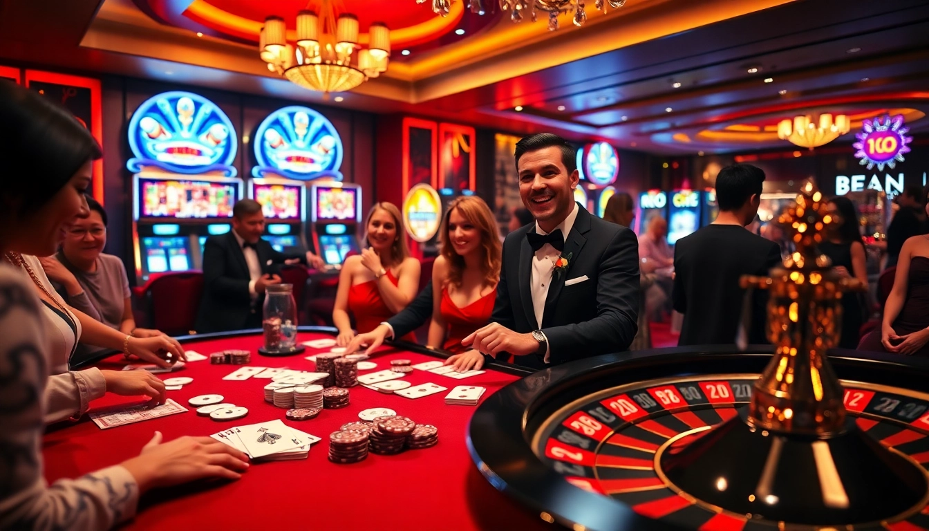 Experience an exciting moment at cakhiatv's virtual casino with vibrant poker games and engaging players.