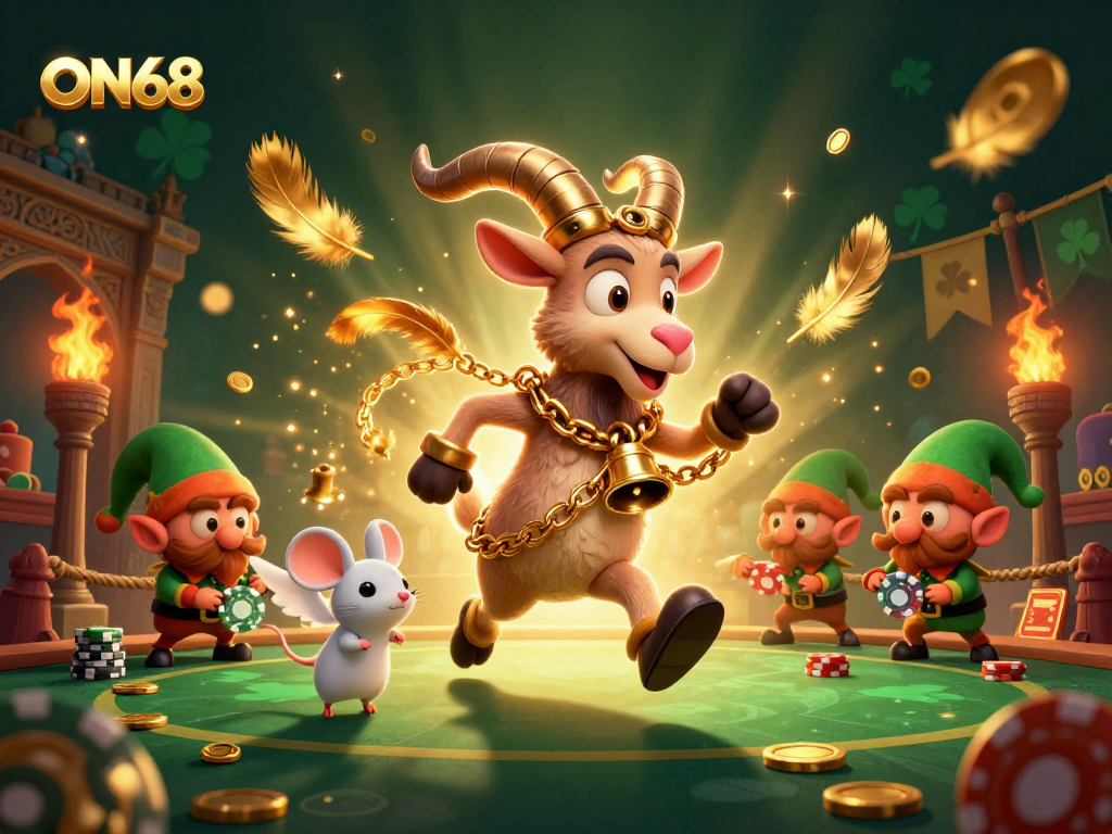 Experience thrilling gameplay at ON68 Casino with imaginative characters in action.