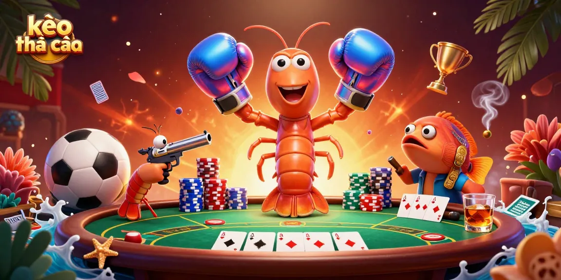 Experience the thrilling kèo nhà cái action with dynamic sports elements and colorful gambling visuals.