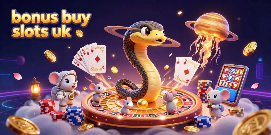 Experience the excitement of bonus buy slots UK with this vibrant 3D scene showcasing thrilling gameplay.