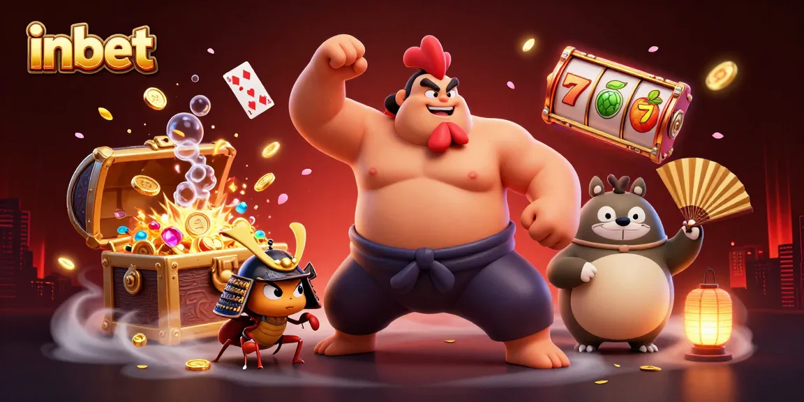 Experience the excitement of inbet with this vibrant 3D casino scene featuring animated characters and dynamic game elements.