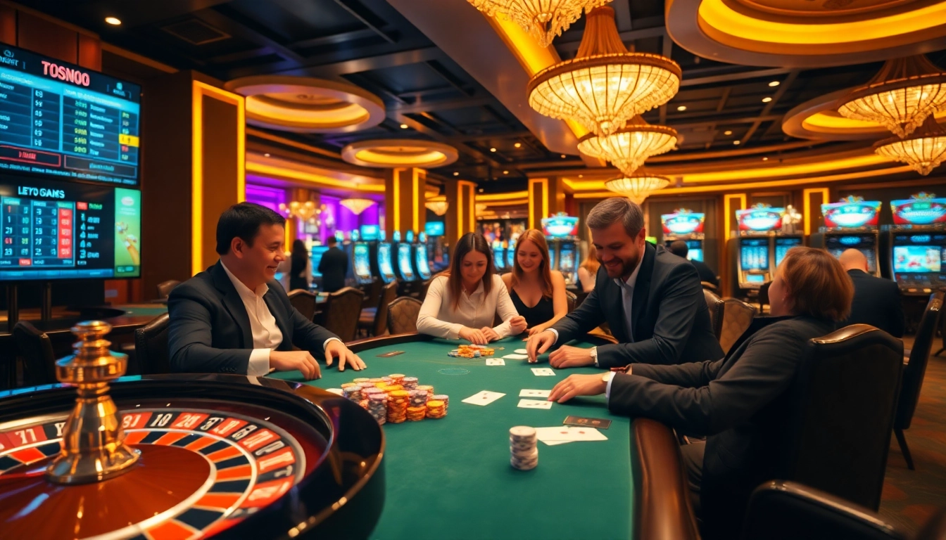 Experience the thrill of gaming with the advanced features of https://af88.bid/ in a luxury casino.