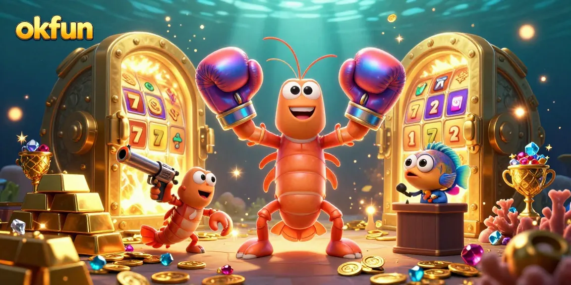 Experience high-stakes fun with okfun's vibrant casino scene featuring engaging slot games.