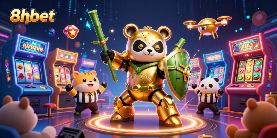 Engage with thrilling 8xbet gaming scenes featuring vibrant characters, bright casino elements, and dynamic interactions.