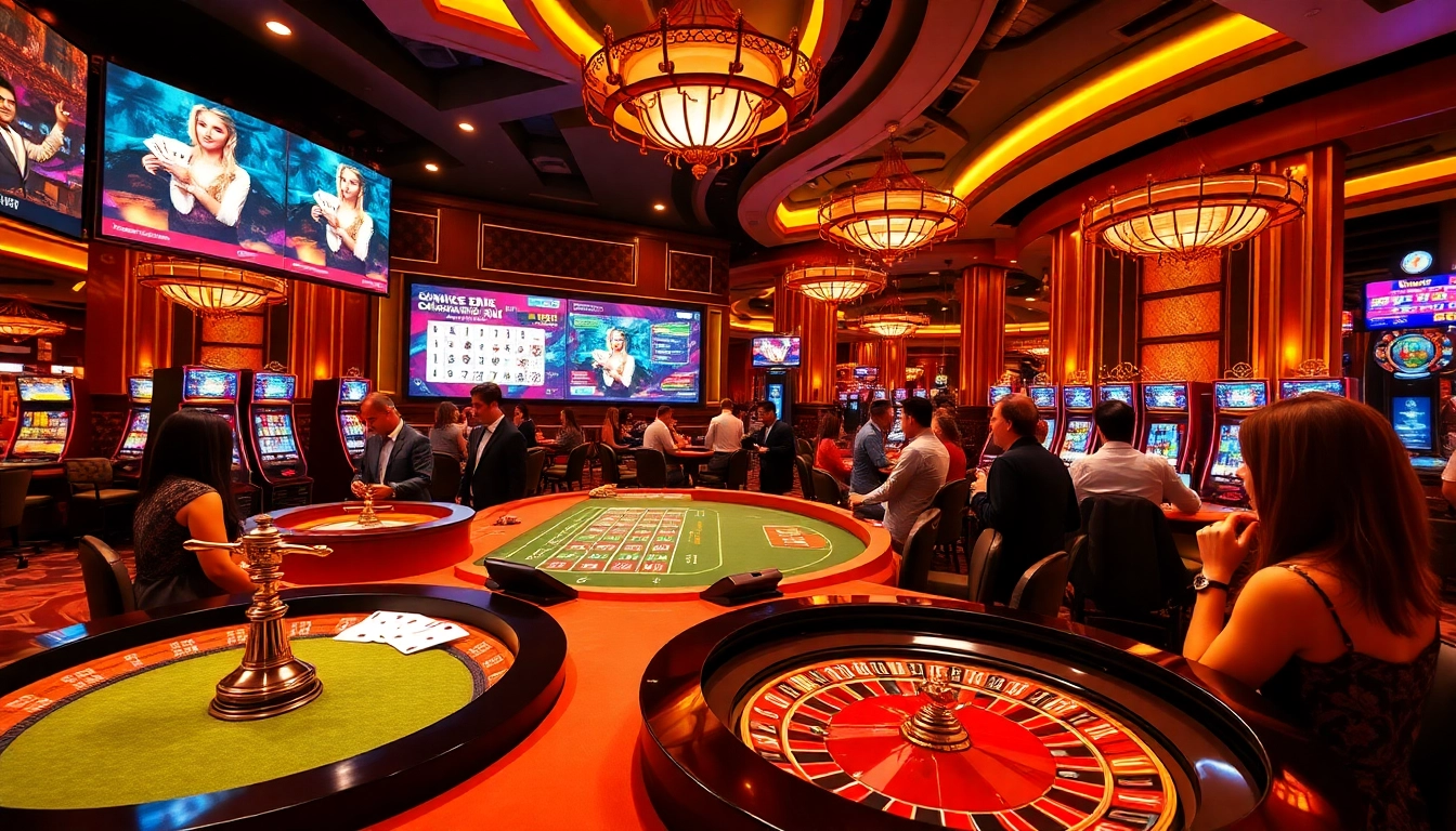 Engage in thrilling moments at QQ88 with vibrant casino tables and live dealer experiences.