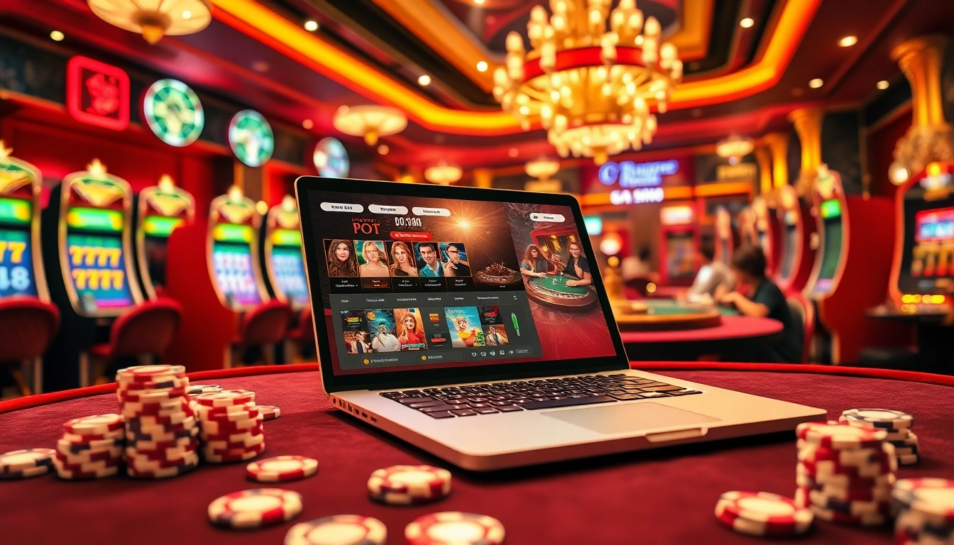 Experience the excitement of Goal123 with dynamic online gaming, featuring roulette and vibrant slot machines.
