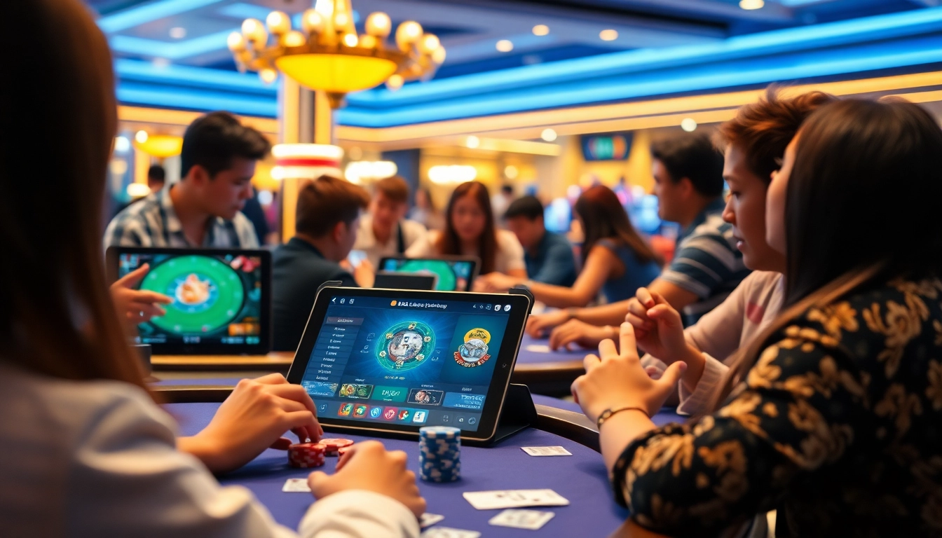 Players enjoying thrilling games at 789club, showcasing action and excitement.
