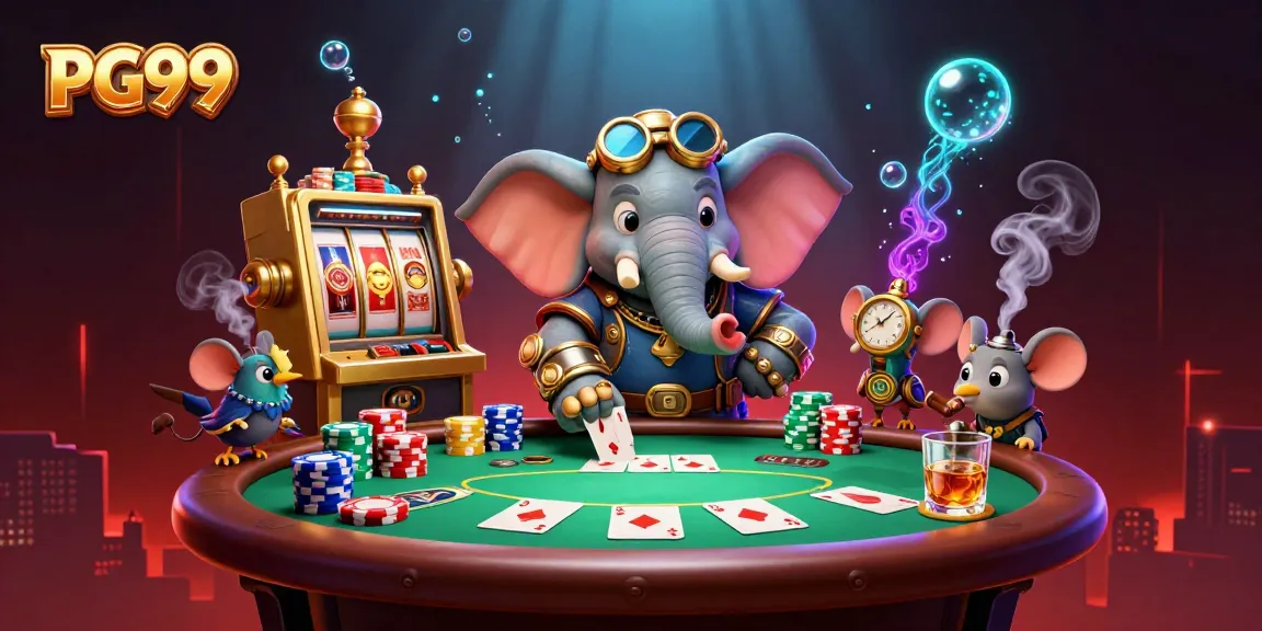 Experience the excitement of PG99's gaming world with vibrant visuals and intricate details.