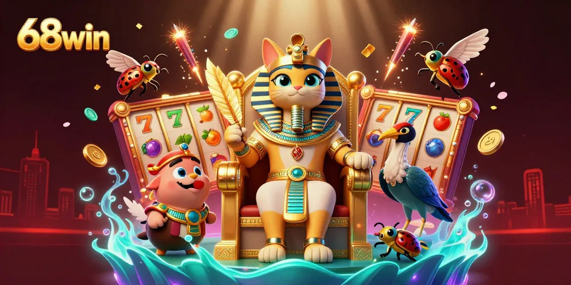 Experience thrilling slots action and vibrant visuals at 68win's dynamic casino scene.