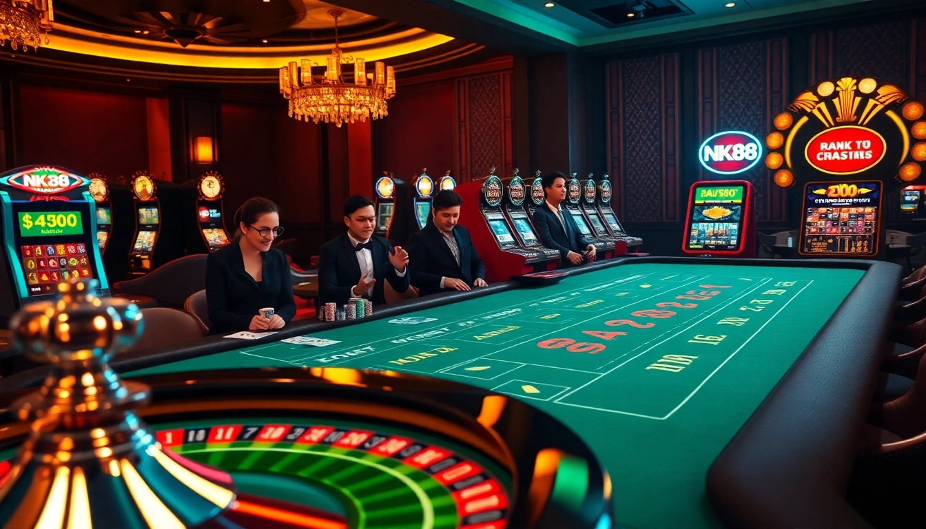 Join the excitement at NK88 with high-stakes poker, baccarat, and vibrant casino action.