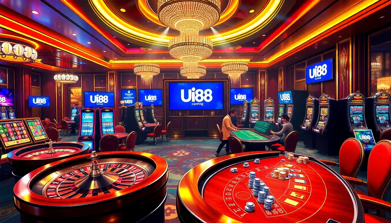 Engaged players enjoying exciting casino games at UU88 online casino platform.