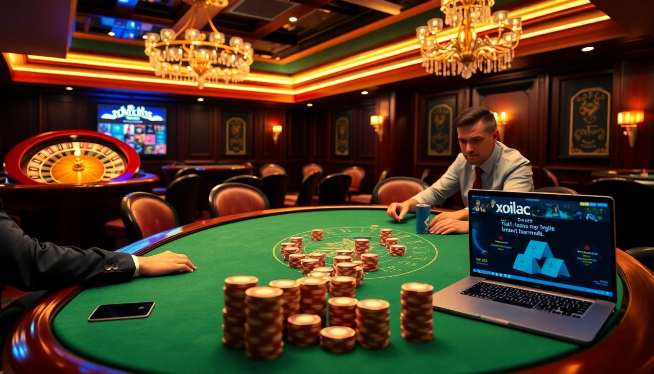 Xoilac enhances your gambling experience with thrilling poker action and immersive online interfaces.