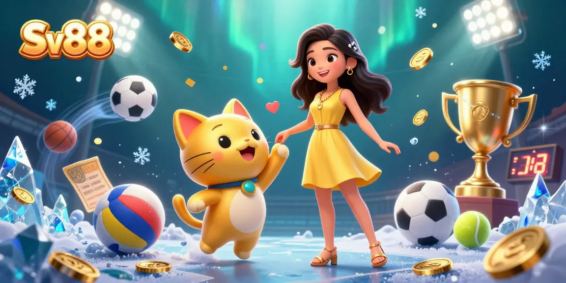 Engage in thrilling gameplay at Sv88 with vibrant casino elements and a joyful atmosphere.