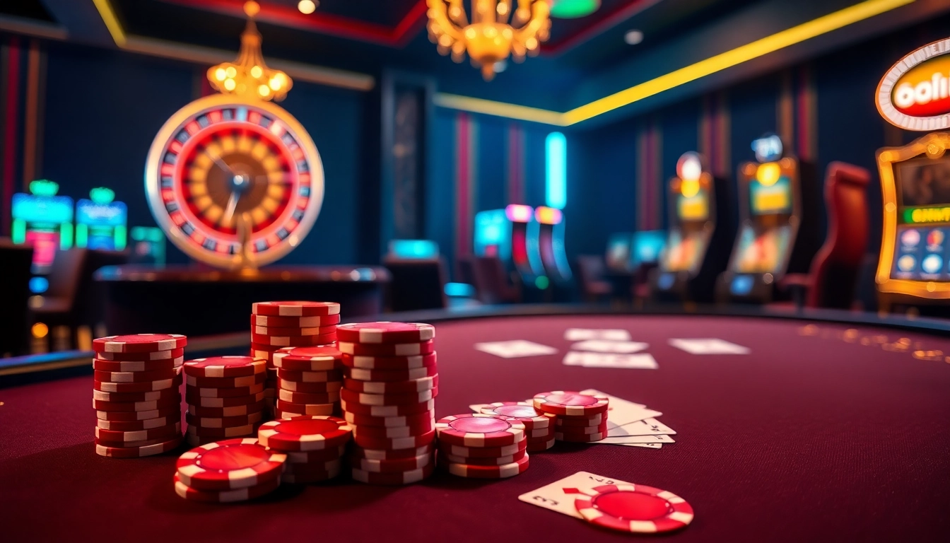 High stakes poker action at 888vi with vibrant chips and cards on a luxury table.