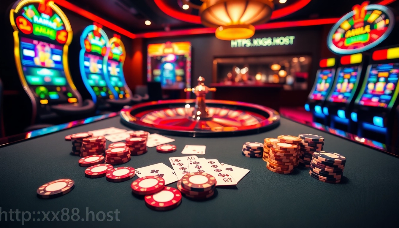 Experience the excitement of gambling at https://xx88.host with vibrant casino elements.
