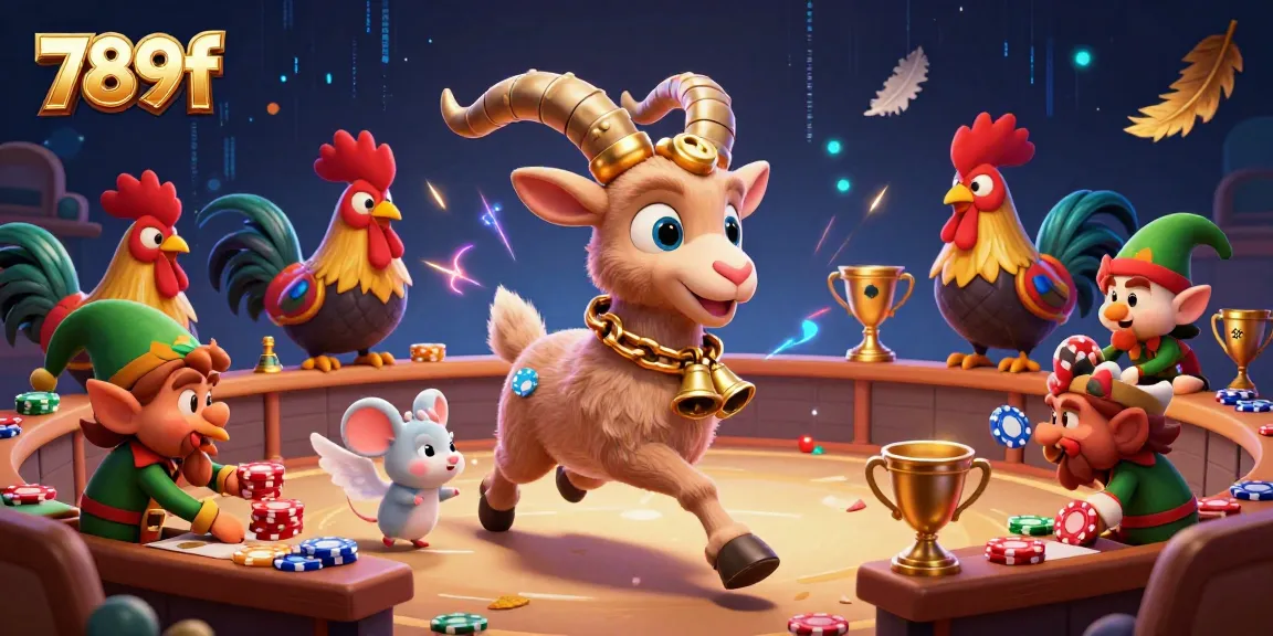 Experience the thrilling action of cockfighting with 789f's vibrant characters and energetic atmosphere.