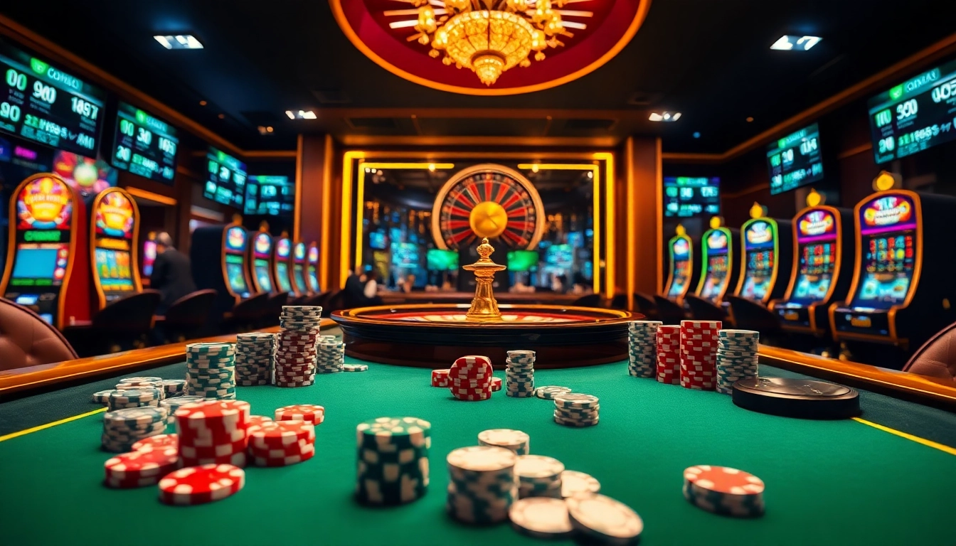 Experience thrilling games at https://kubetz.dev/ with poker chips, cards, and an engaging casino atmosphere.