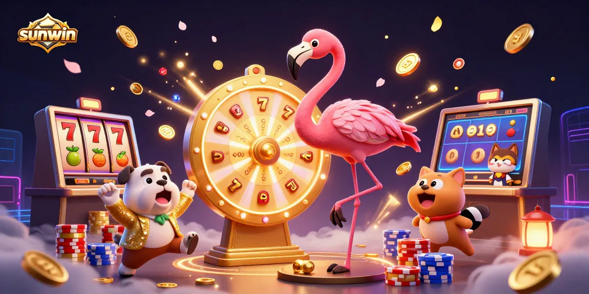 Win big with sunwin at this exciting casino game night featuring vibrant characters and dynamic action.