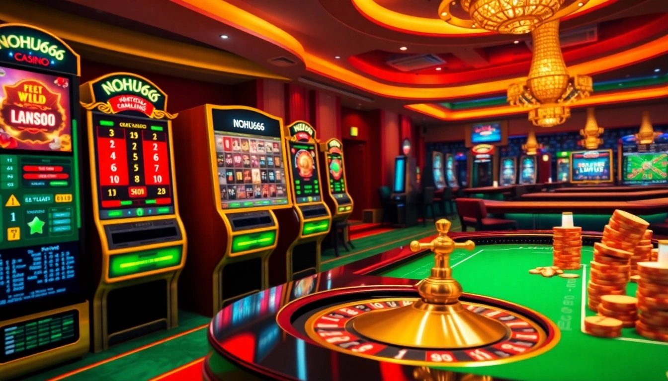 NOHU666 offers luxurious online gaming options with interactive slot machines and exciting casino tables.