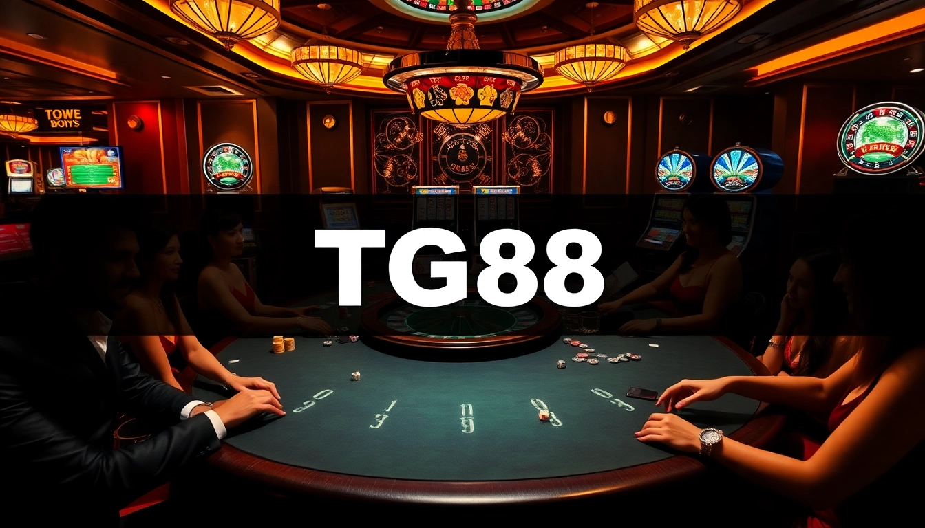 Engaged players enjoy the excitement of casino gaming at TG88.