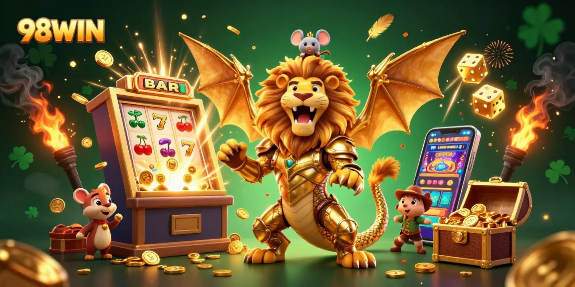 Join the excitement at 98WIN with 3D slot machines and jackpots bursting with rewards.