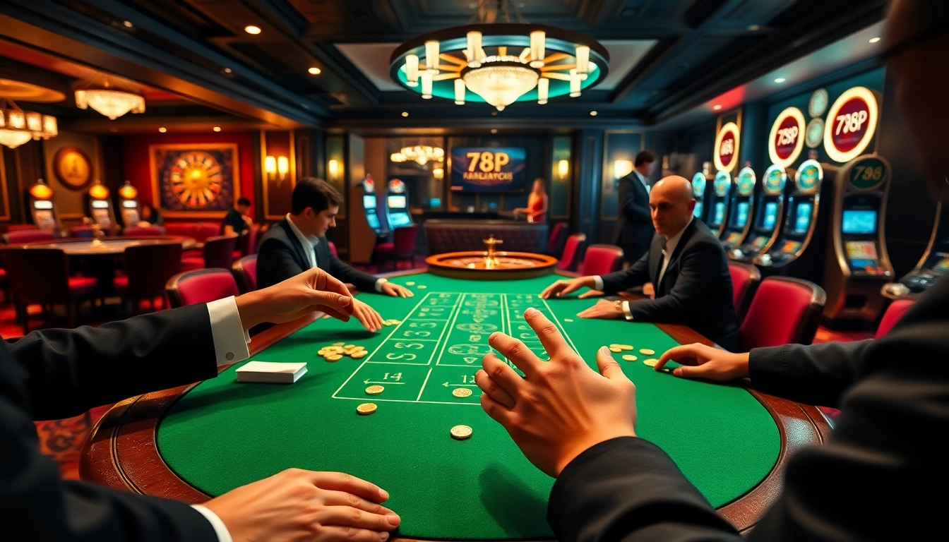 Experience thrilling gameplay at 789P's luxurious casino with diverse gaming options and a vibrant atmosphere.